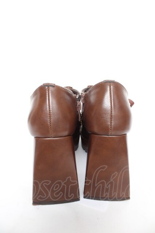 画像3: axes femme POETIQUE / レースアップシューズ S 生成り Y-26-02-09-048-AX-SH-SZ-ZY (3)