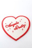 画像1: Angelic Pretty / Love Heartラメクリップ  白×赤 Y-26-02-09-006-AP-AC-SZ-ZY (1)