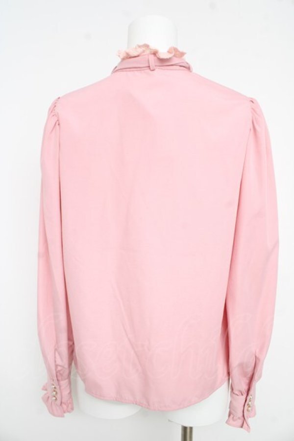 画像2: axes femme kawaii / スプーン持ちのクマさんブラウス M ピンク Y-26-02-09-055-AX-BL-SZ-ZY (2)