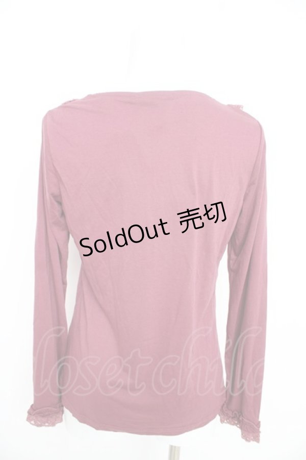 画像2: axes femme / レース×ビジュープルオーバー  ピンク Y-26-02-09-072-AX-TO-SZ-ZI (2)