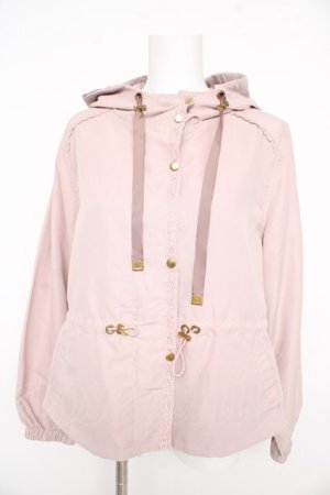 画像: axes femme / レース使いマウンテンパーカー  ピンク Y-26-02-09-081-AX-TO-SZ-ZY