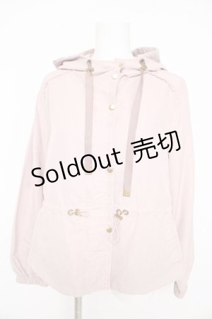 画像: axes femme / レース使いマウンテンパーカー  ピンク Y-26-02-09-081-AX-TO-SZ-ZY