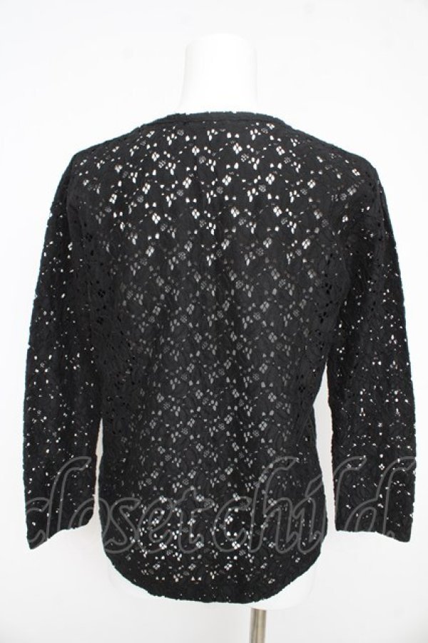 画像2: INGEBORG / 総レースプルオーバー  黒 Y-26-02-09-085-LO-TO-SZ-ZY (2)