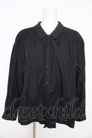 画像: INGEBORG / 刺繍入りブラウス  黒 Y-26-02-09-086-LO-BL-SZ-ZY