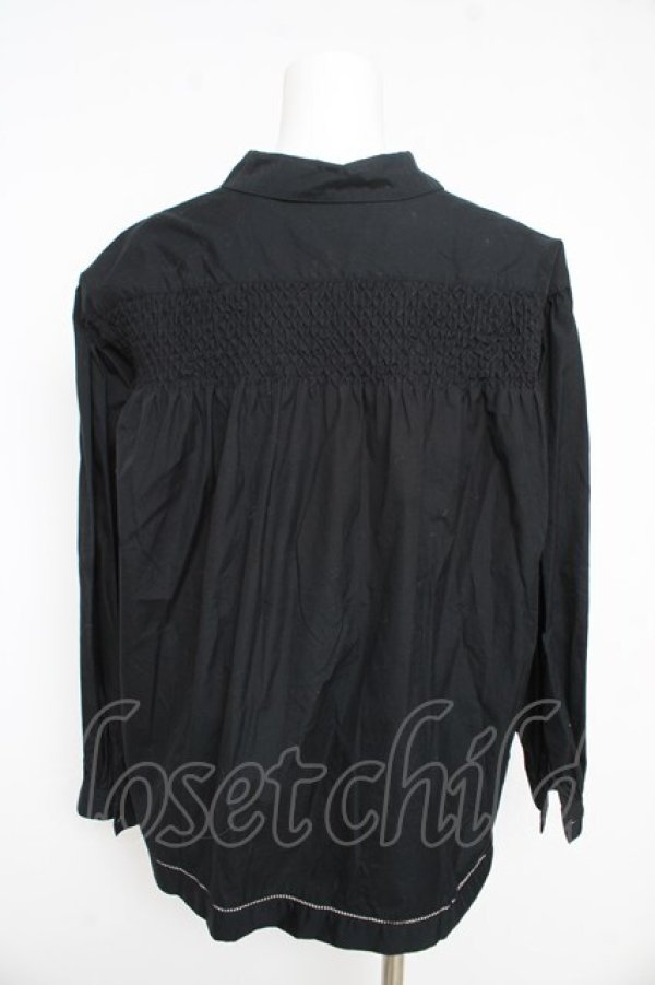 画像2: INGEBORG / 刺繍入りブラウス  黒 Y-26-02-09-086-LO-BL-SZ-ZY (2)