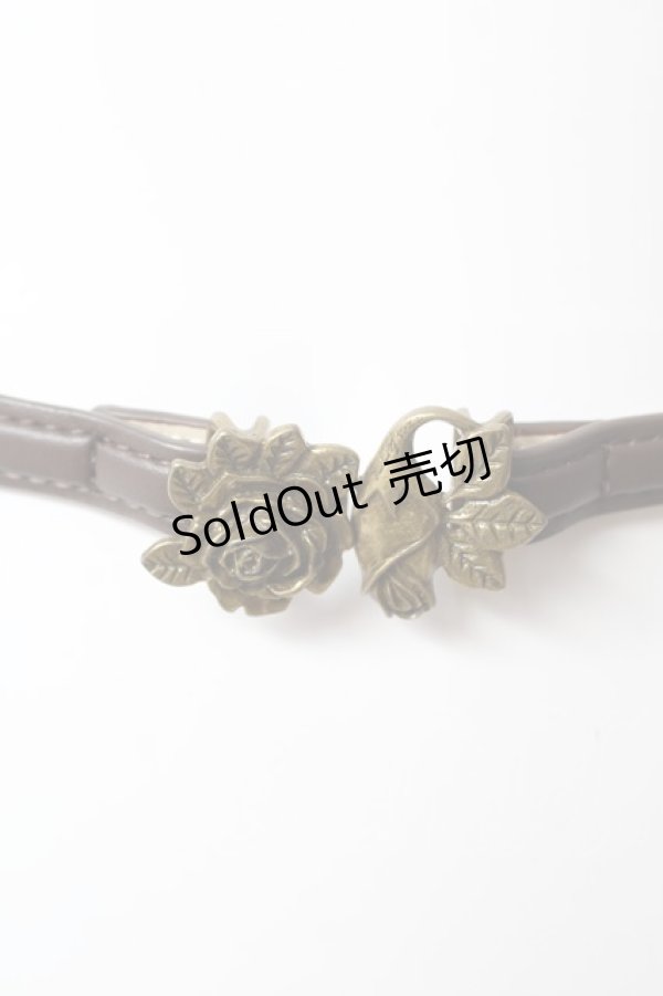 画像1: axes femme / バラバックルベルト  茶 Y-26-02-09-010-AX-BL-SZ-ZY (1)