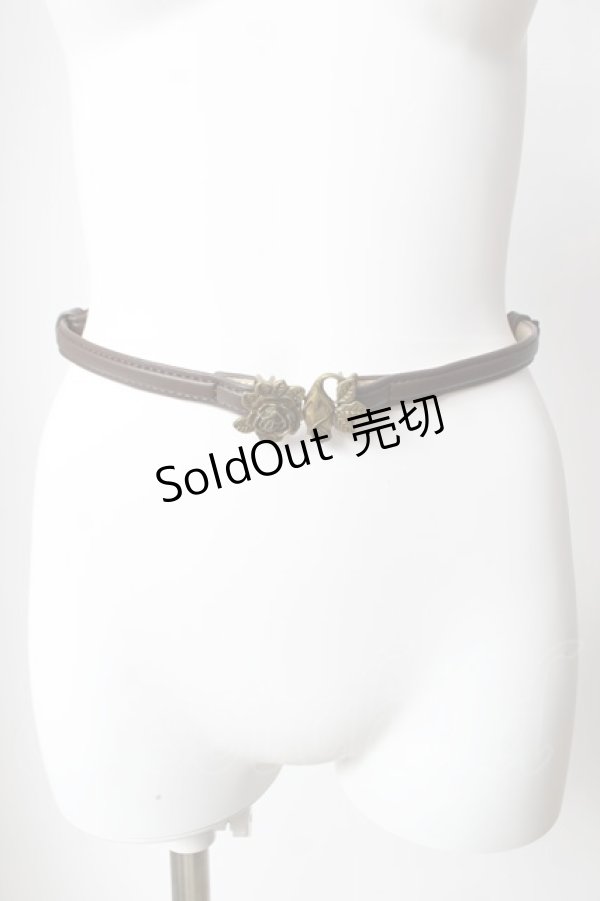 画像2: axes femme / バラバックルベルト  茶 Y-26-02-09-010-AX-BL-SZ-ZY (2)