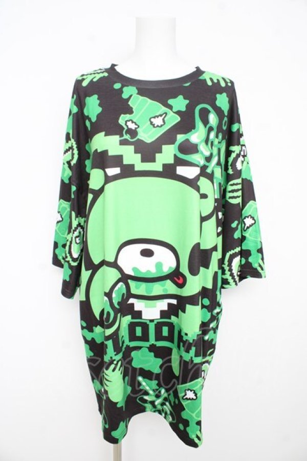 画像1: ACDC RAG / Gloomy x Sophie Powers Jelly ヒュージTシャツ  グリーン Y-26-02-09-095-PU-TO-SZ-ZY (1)