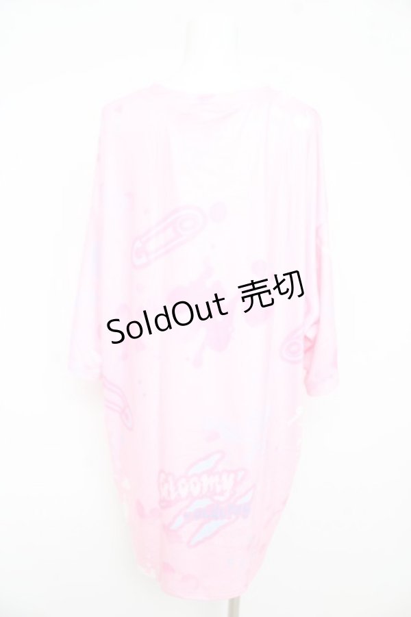 画像2: ACDC RAG / パステルグルーミー ヒュージT  ピンク Y-26-02-09-097-PU-TO-SZ-ZY (2)