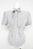 画像2: Ozz oneste / 薔薇刺繍ブラウス  グレー Y-26-02-09-105-OO-BL-SZ-ZY (2)