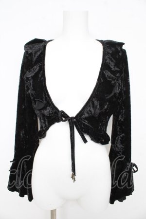 画像: Ozz On / ベロアボレロ  黒 Y-26-02-09-107-OO-TO-SZ-ZY