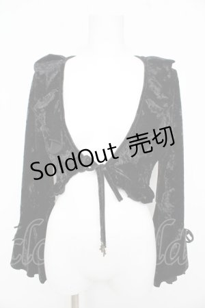 画像: Ozz On / ベロアボレロ  黒 Y-26-02-09-107-OO-TO-SZ-ZY