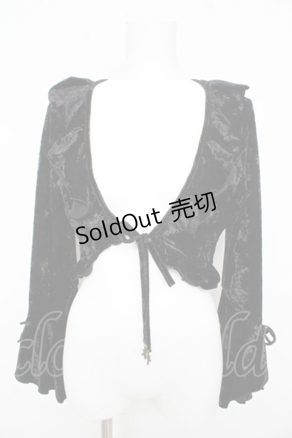 画像1: Ozz On / ベロアボレロ  黒 Y-26-02-09-107-OO-TO-SZ-ZY (1)