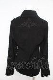画像2: Ozz oneste / 刺繍入り長袖ブラウス  黒 Y-26-02-09-109-OO-BL-SZ-ZY (2)
