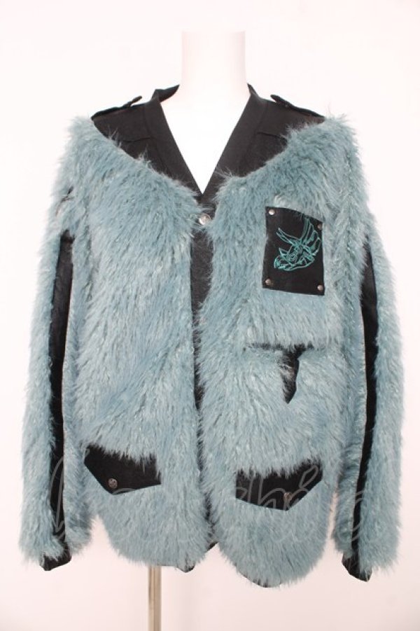 画像1: Ozz conte / ファーカーィガン  グリーン Y-26-02-09-114-OO-TO-SZ-ZY (1)