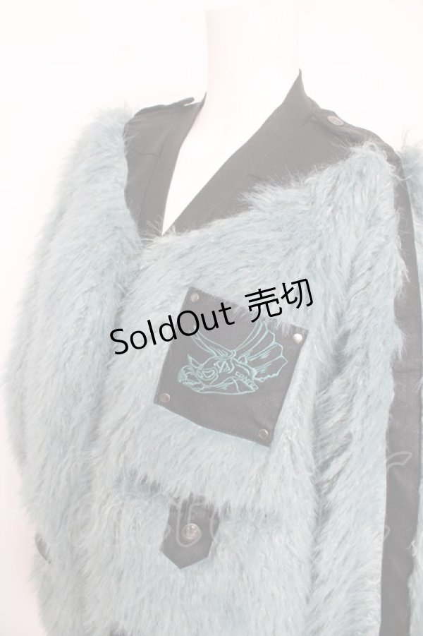 画像3: Ozz conte / ファーカーィガン  グリーン Y-26-02-09-114-OO-TO-SZ-ZT624 (3)