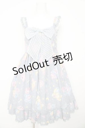 画像: Angelic Pretty / すやすやTOYSジャンパースカート  グレー Y-26-02-09-133-AP-OP-SZ-ZY