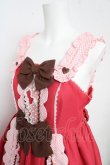 画像3: Angelic Pretty / Waffle Heartジャンパースカート  赤 Y-26-02-09-134-AP-OP-SZ-ZY (3)