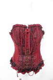画像1: Ozz oneste / オーナメントptバストコルセット  赤 Y-26-02-09-140-OO-TO-SZ-ZY (1)