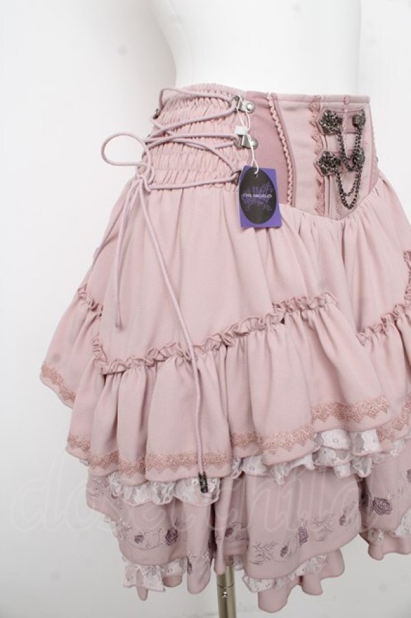 画像4: OZZ ANGELO / Noble Harpyスカート  ピンク Y-26-02-09-144-OO-SK-SZ-ZY (4)