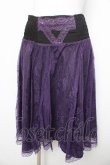 画像1: Rozen Kavalier / レースハイウエストスカート  紫 Y-26-02-09-145-OO-SK-SZ-ZY (1)