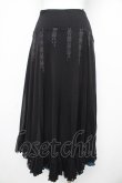 画像2: Ozz oneste / リバーシブルフィッシュテールスカート  黒×青 Y-26-02-09-147-OO-SK-SZ-ZY (2)