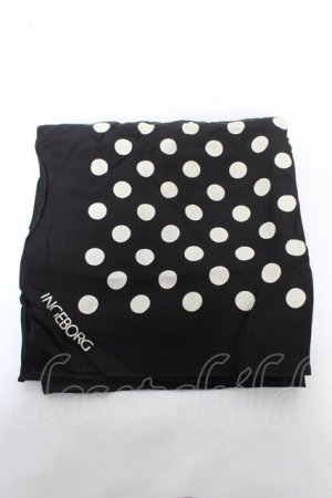 画像: INGEBORG / 水玉大判ストール  黒 Y-26-02-09-023-LO-ZA-SZ-ZY
