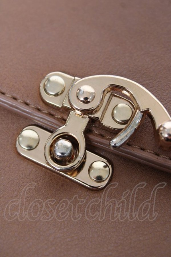 画像3: axes femme / 切替フラップショルダーバッグ  茶 Y-26-02-09-028-AX-BG-SZ-ZY (3)