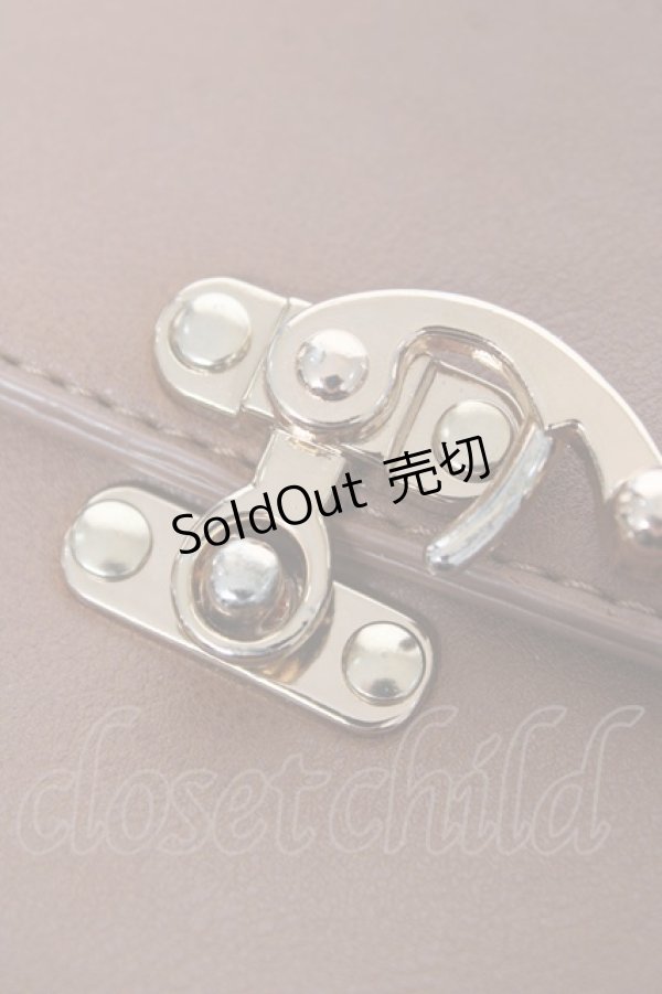 画像3: axes femme / 切替フラップショルダーバッグ  茶 Y-26-02-09-028-AX-BG-SZ-ZY (3)