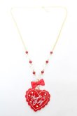 画像3: Angelic Pretty / トッピングハートネックレス  赤 Y-26-02-09-003-AP-AC-SZ-ZY (3)