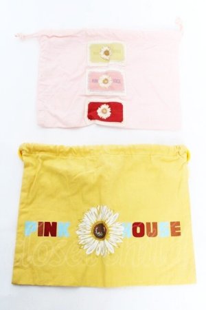 画像: PINK HOUSE / ひまわり巾着セット  イエロー/ピンク Y-26-02-09-036-LO-ZA-SZ-ZY