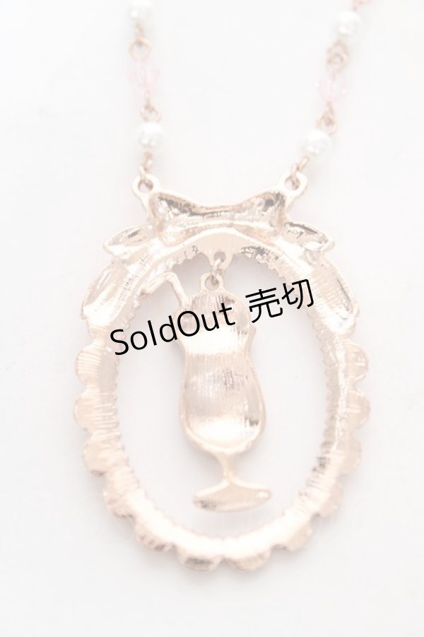 画像2: axes femme POETIQUE / クリームソーダネックレス  ピンク Y-26-02-09-004-AX-AC-SZ-ZY (2)