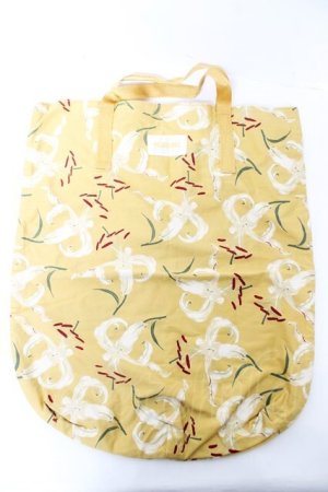 画像: INGEBORG / 百合柄バケツバッグ  イエロー Y-26-02-09-043-LO-BG-SZ-ZY