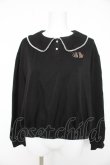 画像1: axes femme POETIQUE / 猫刺繍トップス  黒 Y-26-02-11-042-AX-TO-SZ-ZY (1)