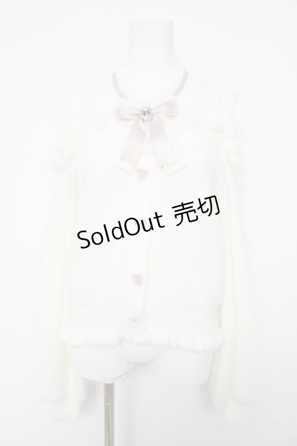 画像1: LIZ LISA / レイヤード風肩あきニット 0 オフ白 Y-26-02-11-044-LO-TO-SZ-ZY (1)