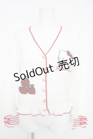 画像: axes femme / ハロ‐キティカーディガン F 白 Y-26-02-11-045-AX-TO-SZ-ZT0214D