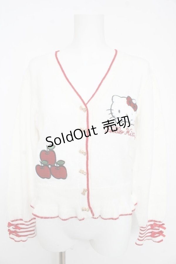 画像1: axes femme / ハロ‐キティカーディガン F 白 Y-26-02-11-045-AX-TO-SZ-ZT0214D (1)