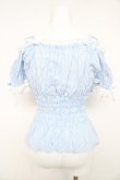 画像2: Angelic Pretty / Lovelyオフショルダーブラウス(ストライプ)  サックス Y-26-02-11-051-AP-BL-AS-ZY (2)
