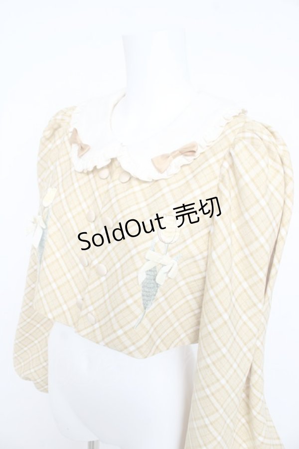 画像3: Hoshibako Works / チューリップさんバルーンスリーブボレロ M イエロー Y-26-02-11-052-LO-JA-SZ-ZY (3)