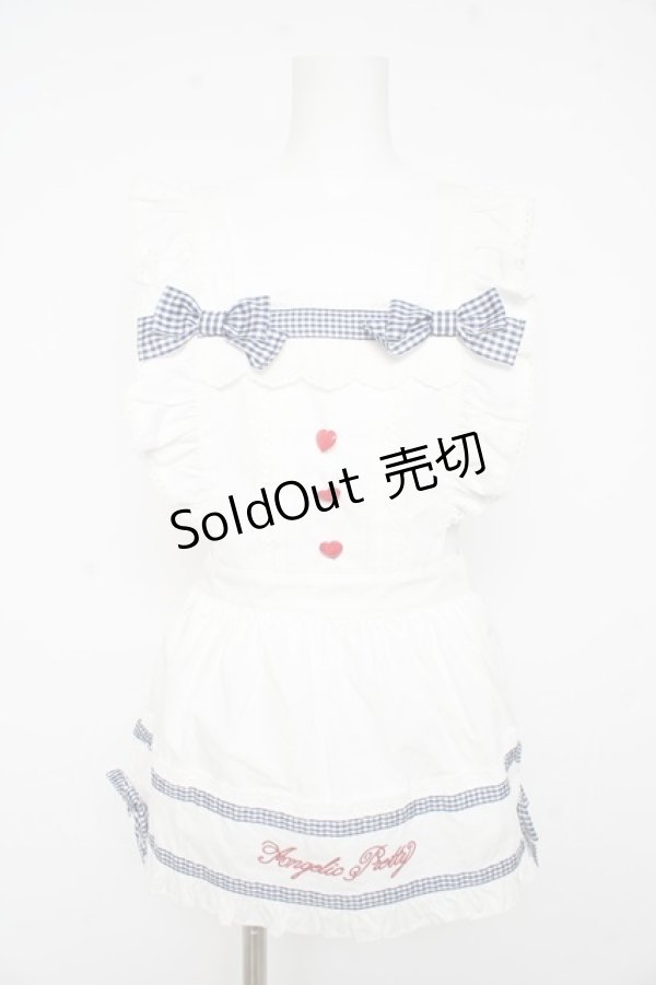画像1: Angelic Pretty / Fancy Ribbonエプロン  白 Y-26-02-11-054-AP-OP-AS-ZY (1)