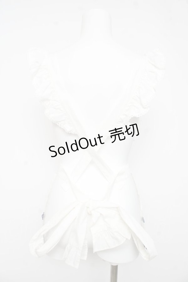 画像2: Angelic Pretty / Fancy Ribbonエプロン  白 Y-26-02-11-054-AP-OP-AS-ZY (2)