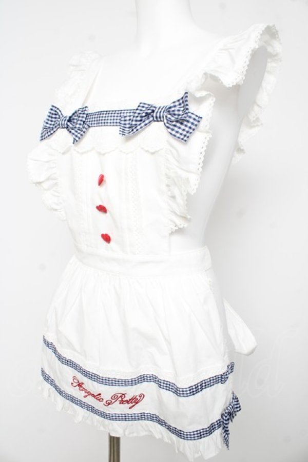 画像3: Angelic Pretty / Fancy Ribbonエプロン  白 Y-26-02-11-054-AP-OP-AS-ZY (3)