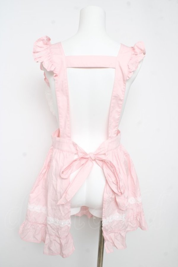 画像2: BABY, THE STARS SHINE BRIGHT / ハートエプロン  ピンク Y-26-02-11-055-BA-OP-SZ-ZY (2)