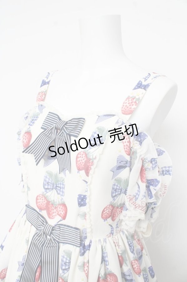 画像3: Angelic Pretty / Strawberry Dollジャンパースカートset  アイボリー Y-26-02-11-056-AP-OP-AS-ZY (3)