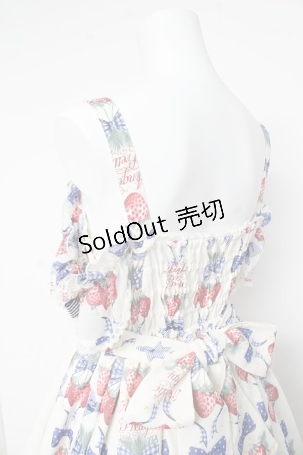 画像5: Angelic Pretty / Strawberry Dollジャンパースカートset  アイボリー Y-26-02-11-056-AP-OP-AS-ZY (5)