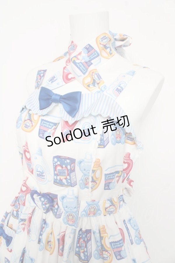 画像3: Angelic Pretty / Sunny Smile Laundryジャンパースカート  アイボリー Y-26-02-11-057-AP-OP-AS-ZY (3)