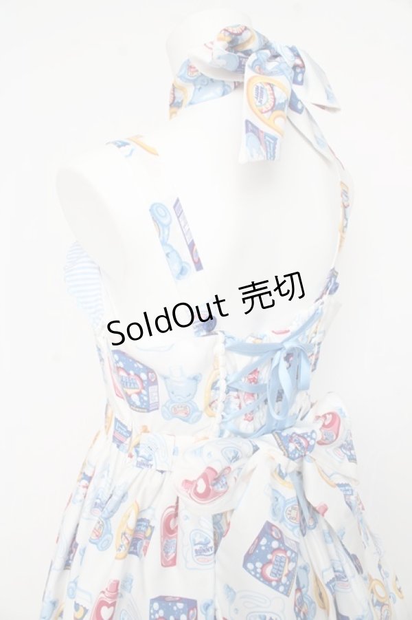 画像5: Angelic Pretty / Sunny Smile Laundryジャンパースカート  アイボリー Y-26-02-11-057-AP-OP-AS-ZY (5)