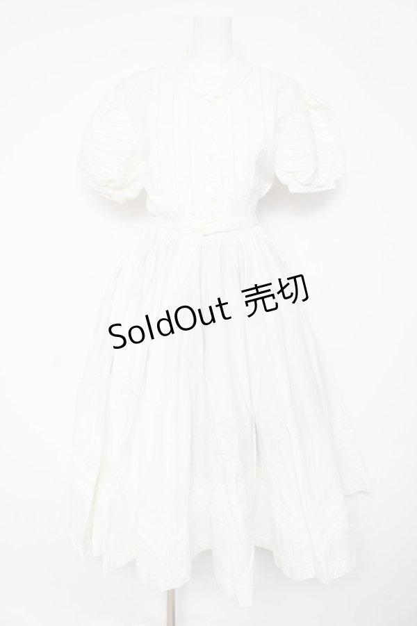 画像1: INGEBORG / ベルト付ロングフレアワンピース  白 Y-26-02-11-058-LO-OP-SZ-ZY (1)