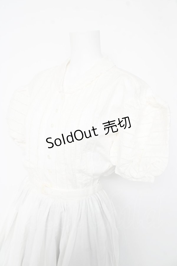 画像3: INGEBORG / ベルト付ロングフレアワンピース  白 Y-26-02-11-058-LO-OP-SZ-ZY (3)