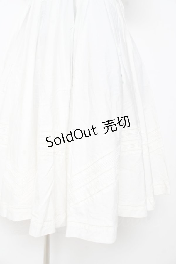 画像4: INGEBORG / ベルト付ロングフレアワンピース  白 Y-26-02-11-058-LO-OP-SZ-ZY (4)